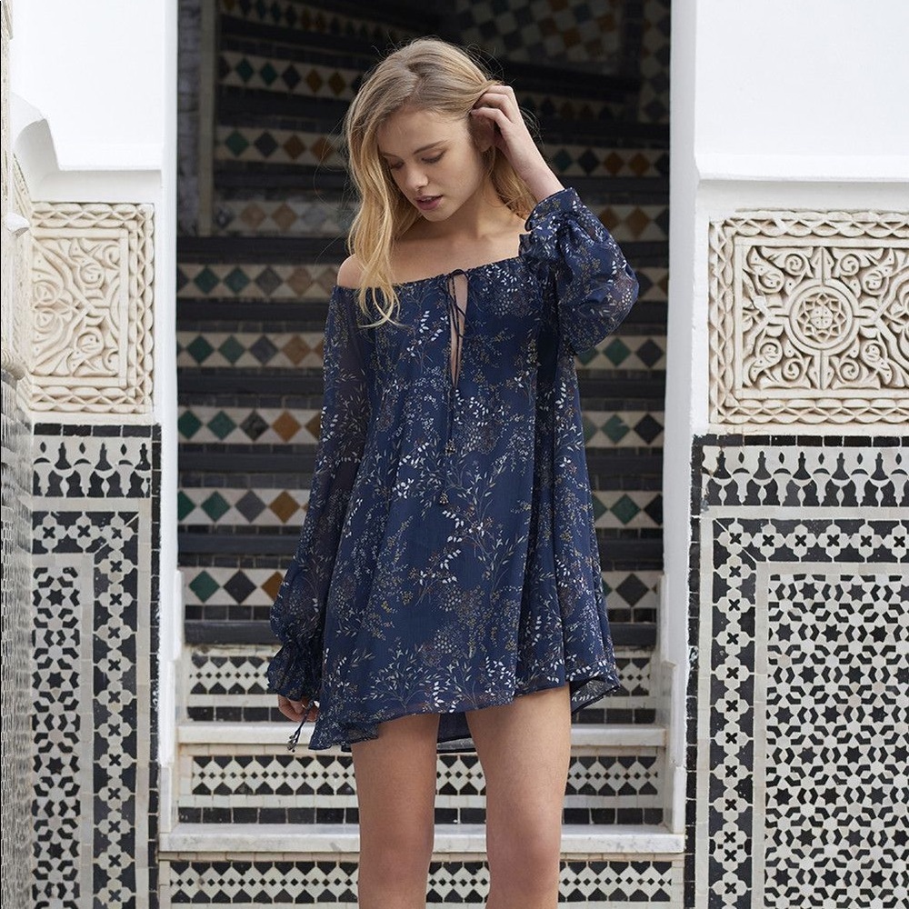 The Jetset Diaries-Mediterranean Mini Dress-Size S